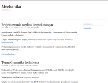 Tablet Screenshot of mechanika.ksiegarnia.edu.pl